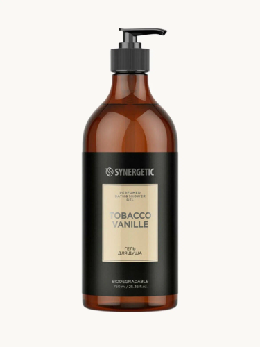 SYNERGETIC гель д/душа табак-ваниль 750мл